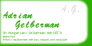 adrian gelberman business card